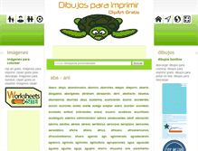Tablet Screenshot of dibujosbonitos.com